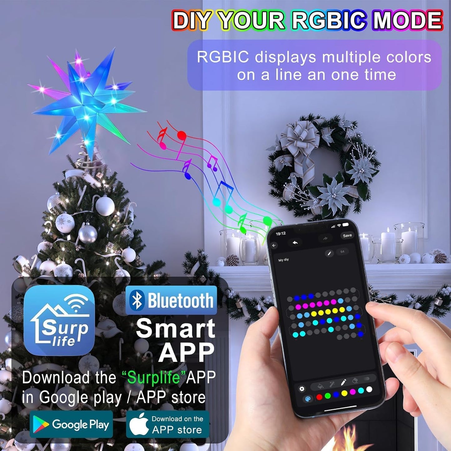 ASIAKASPALAUTUS - LED-tähti