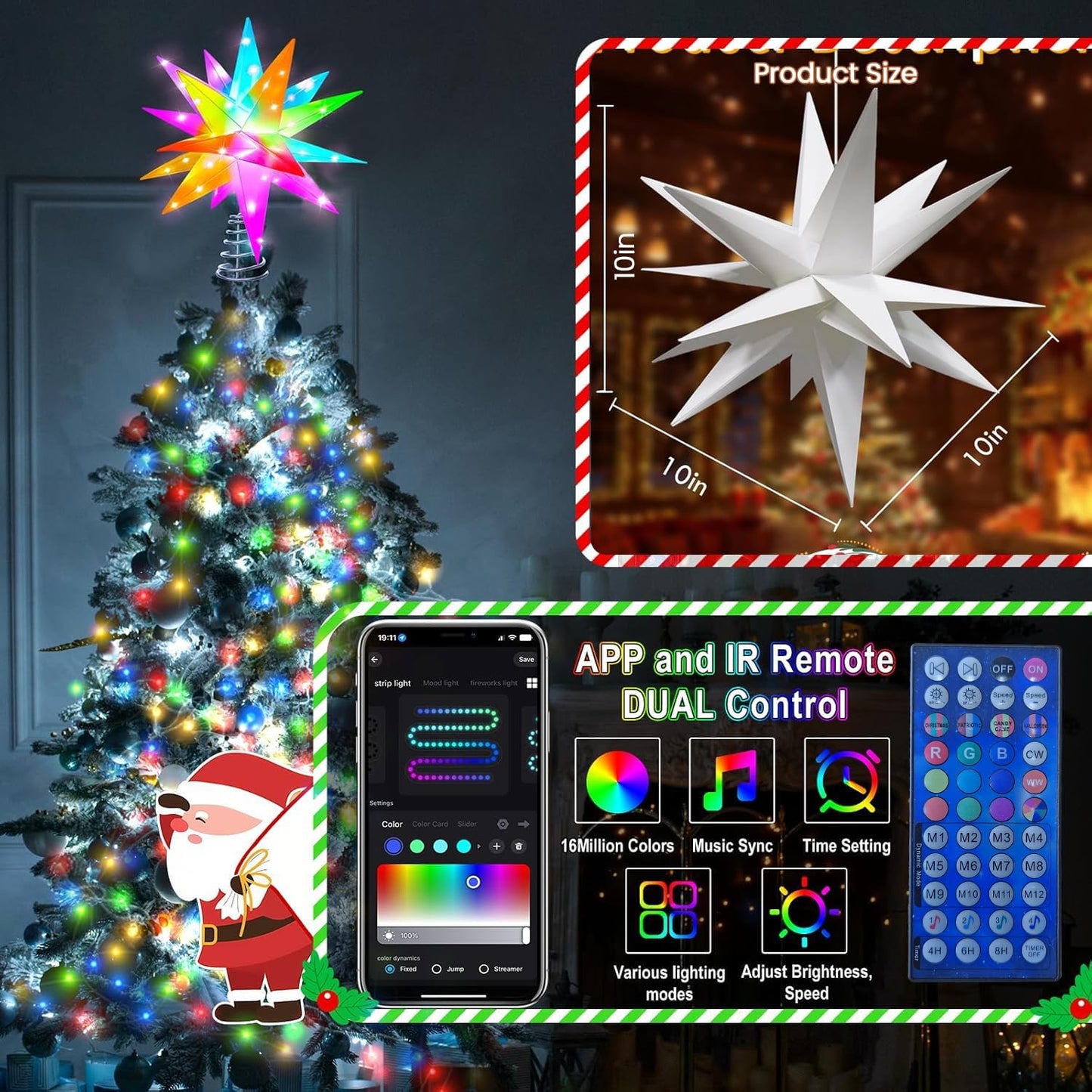 ASIAKASPALAUTUS - LED-tähti