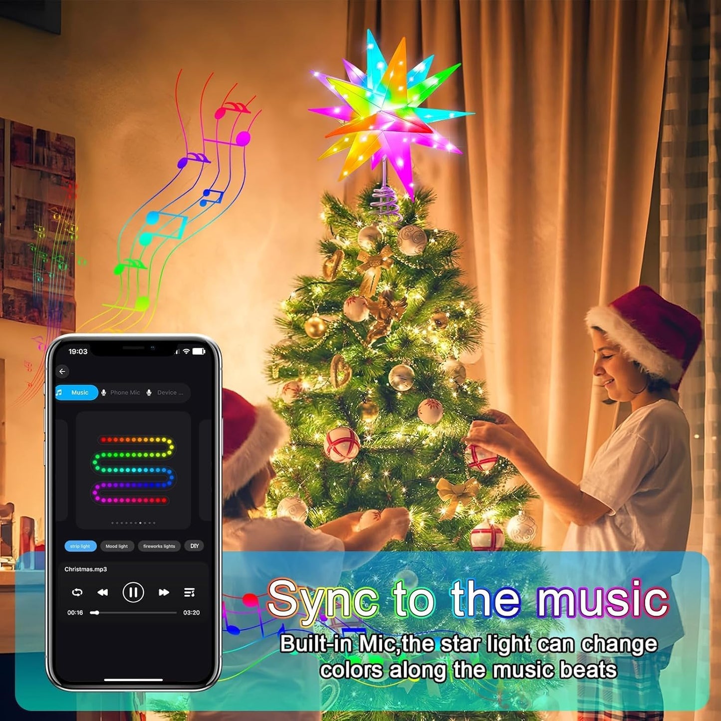 ASIAKASPALAUTUS - LED-tähti