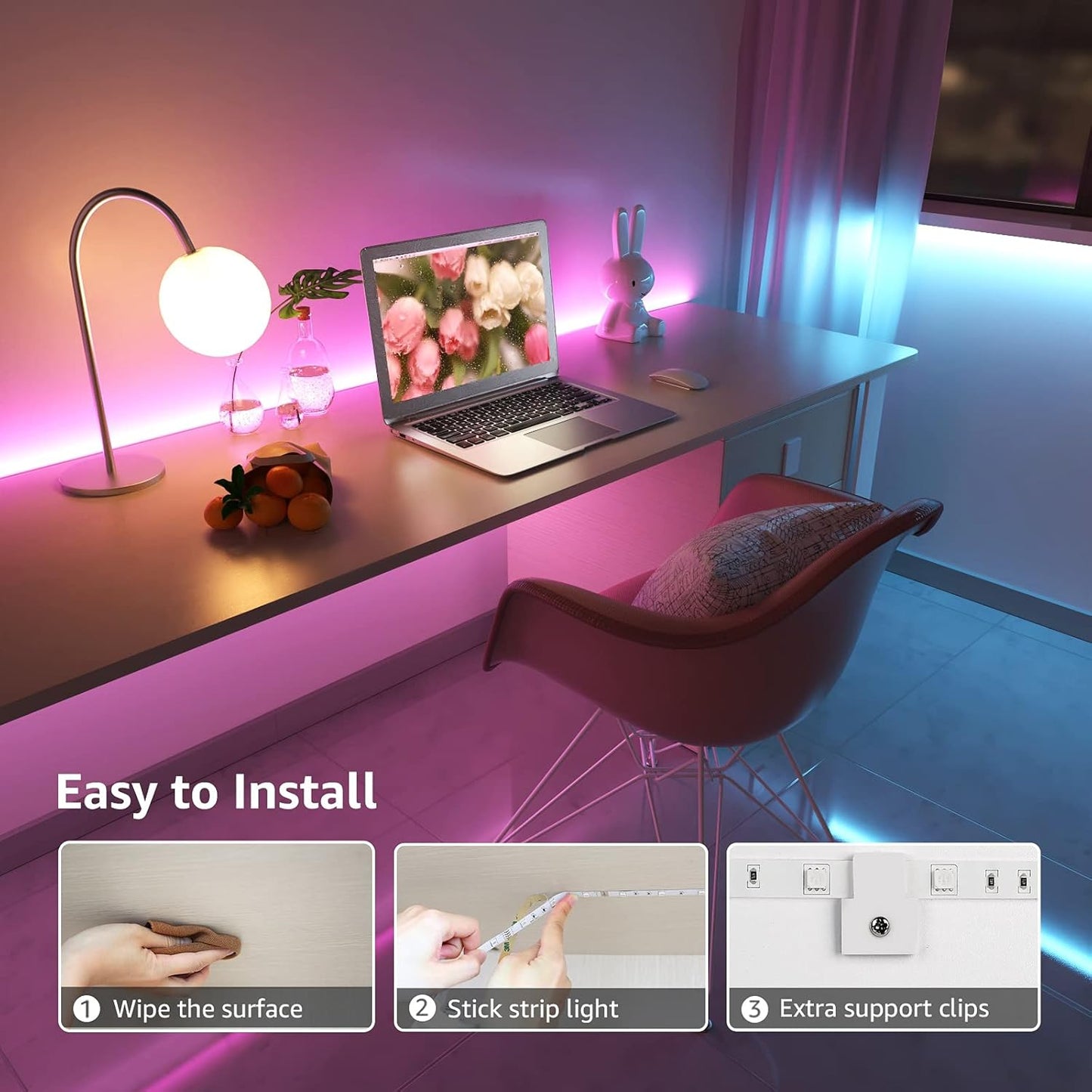 ASIAKASPALAUTUS - LED-valonauha RGB 15 m