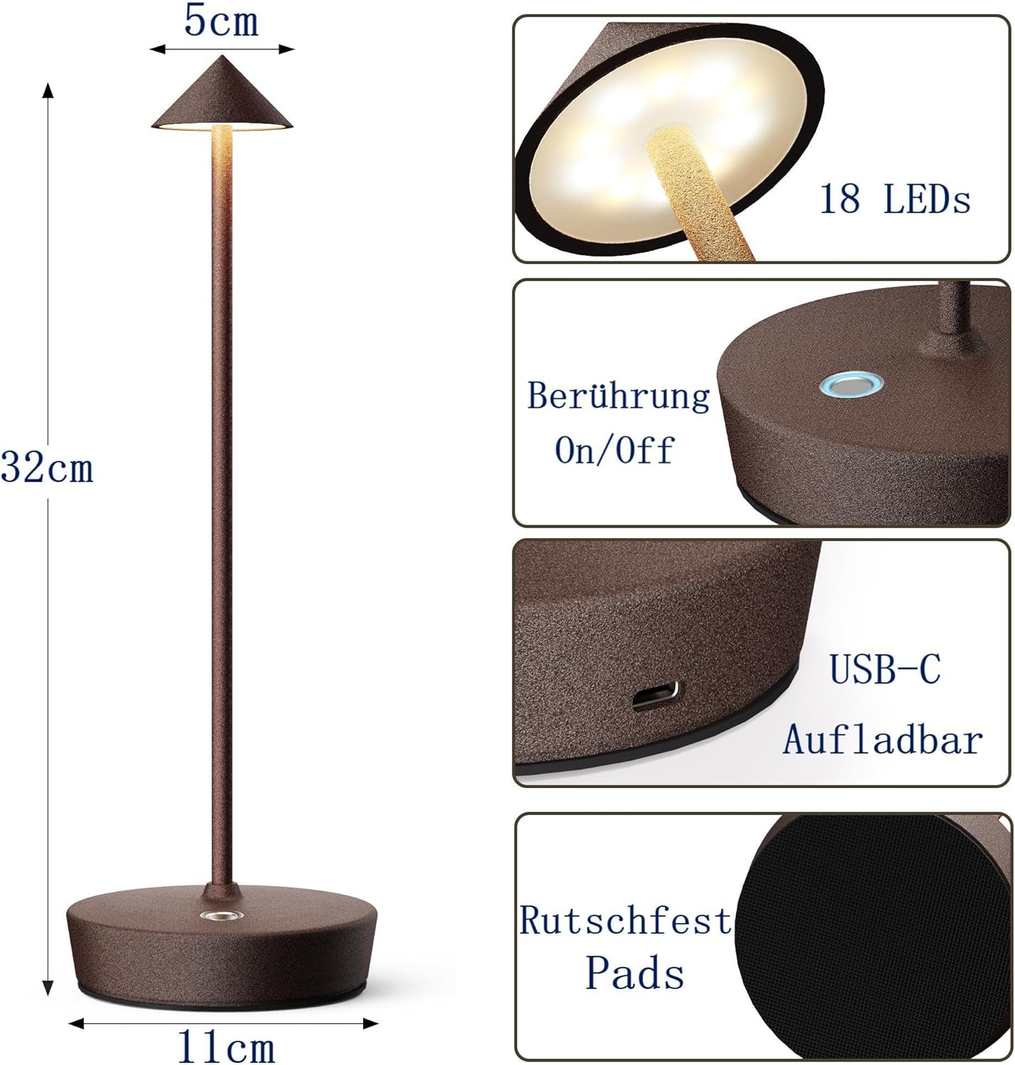 ASIAKASPALAUTUS - LED-valaisin 2 kpl (ladattava)