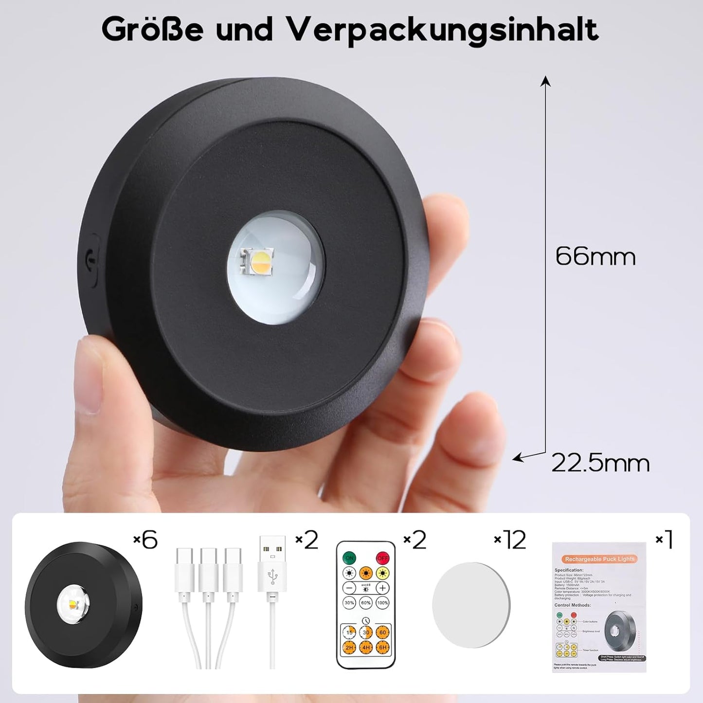 ASIAKASPALAUTUS - LED-valot 6 kpl