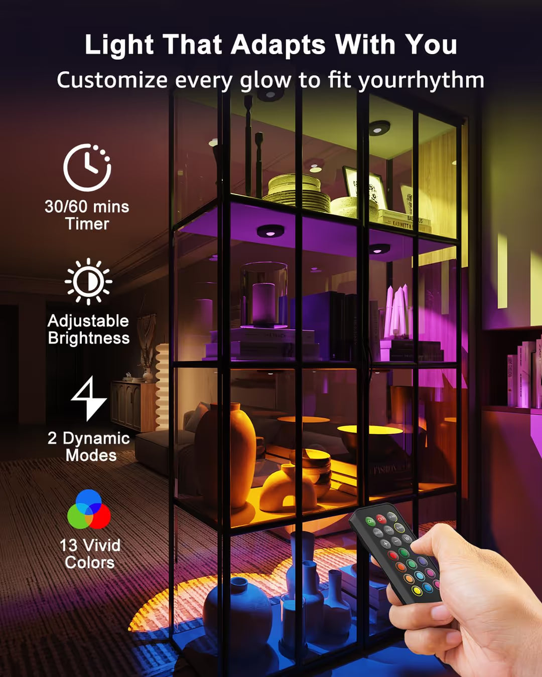 ASIAKASPALAUTUS - LED-valot 3 kpl (ladattavat)