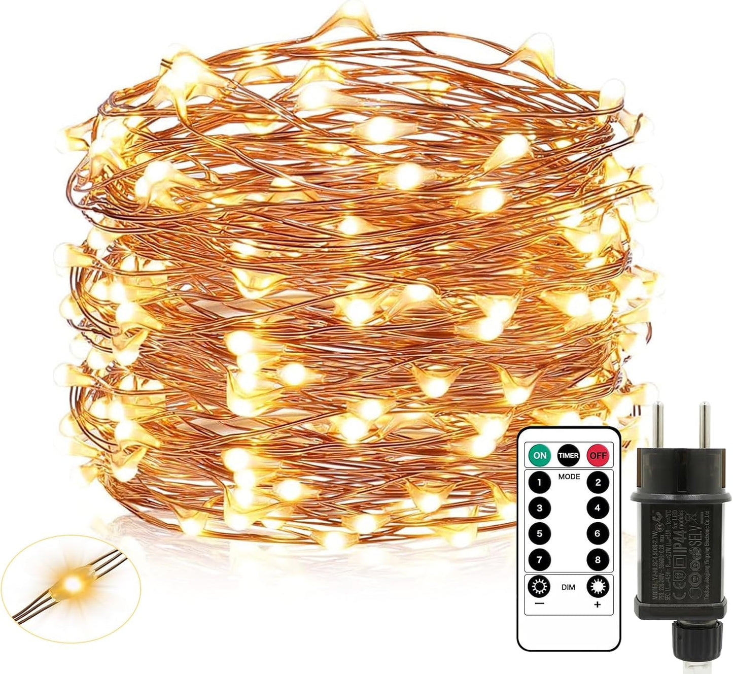 ASIAKASPALAUTUS - LED-valosarja 20 m 200 led