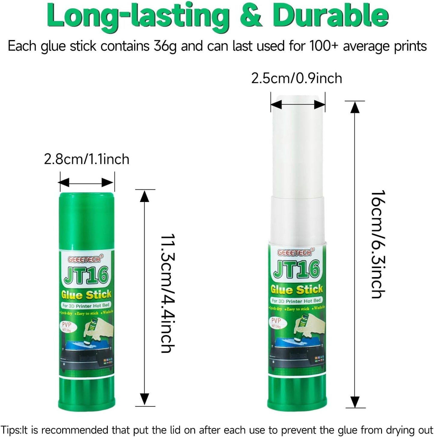 ASIAKASPALAUTUS - Levyliima 3D-tulostimeen 3 kpl
