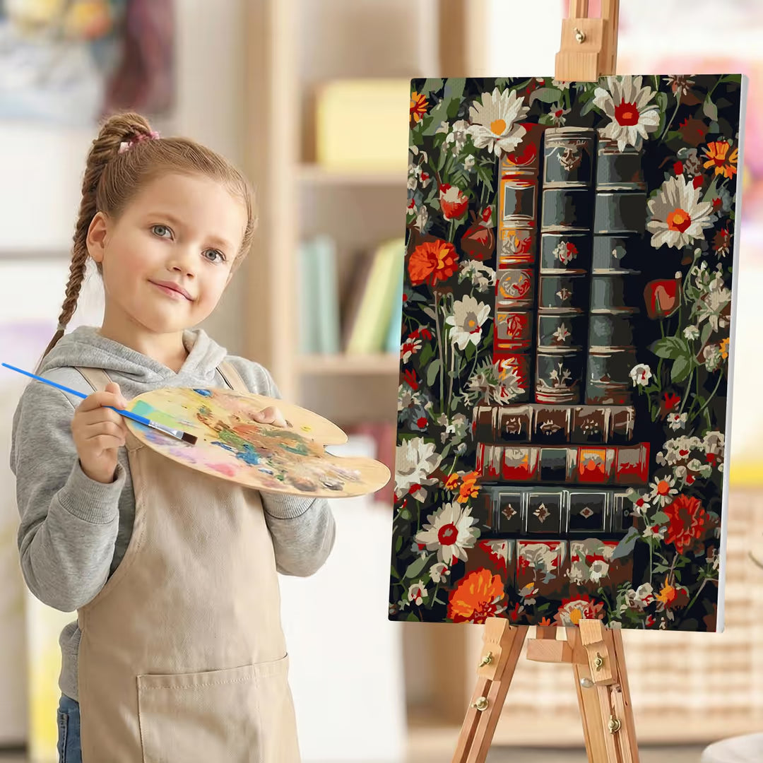 UUSI - Maalaa numeroiden mukaan 30x40 cm (3 kpl)