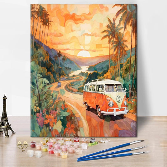 UUSI - Maalaa numeroiden mukaan 40x50 cm