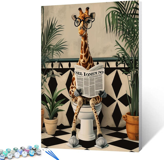 UUSI - Maalaa numeroiden mukaan 30x40 cm