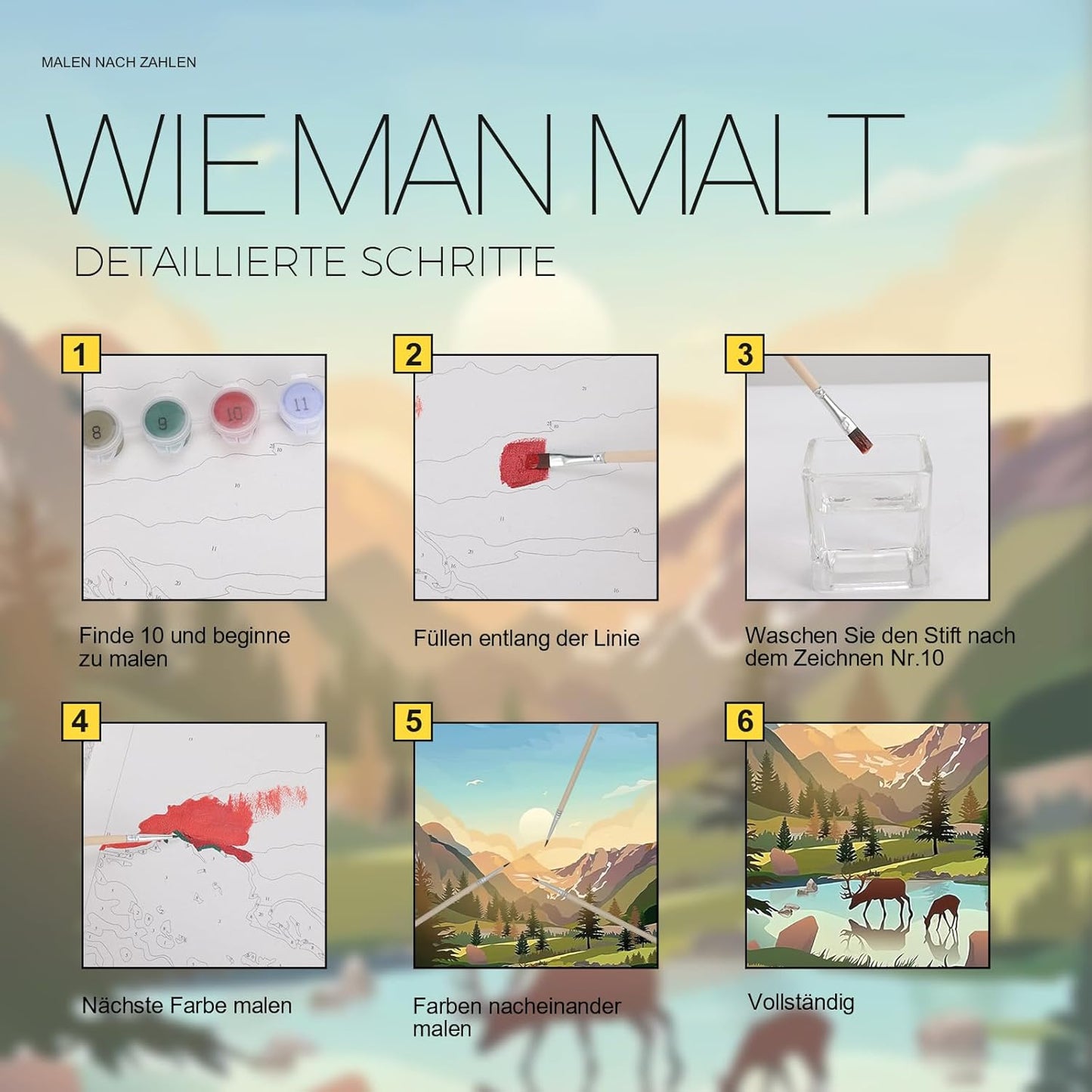 UUSI - Maalaa numeroiden mukaan 3 kpl