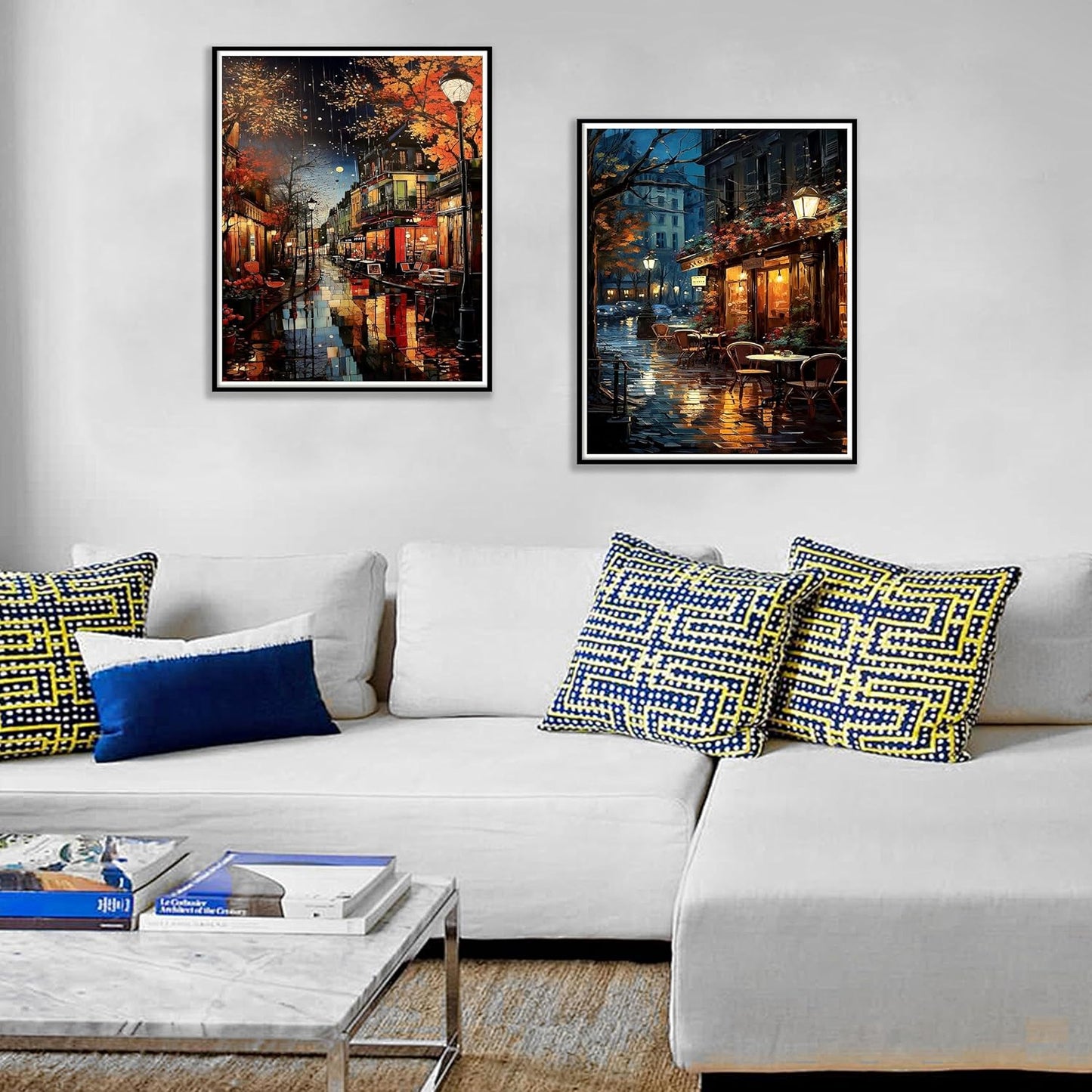 UUSI - Maalaa numeroiden mukaan 40x50 cm (2 kpl)