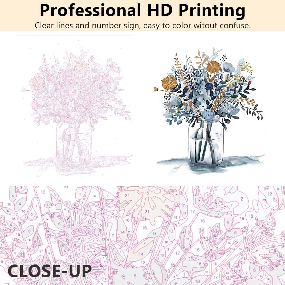 UUSI - Maalaa numeroiden mukaan 40x50 cm