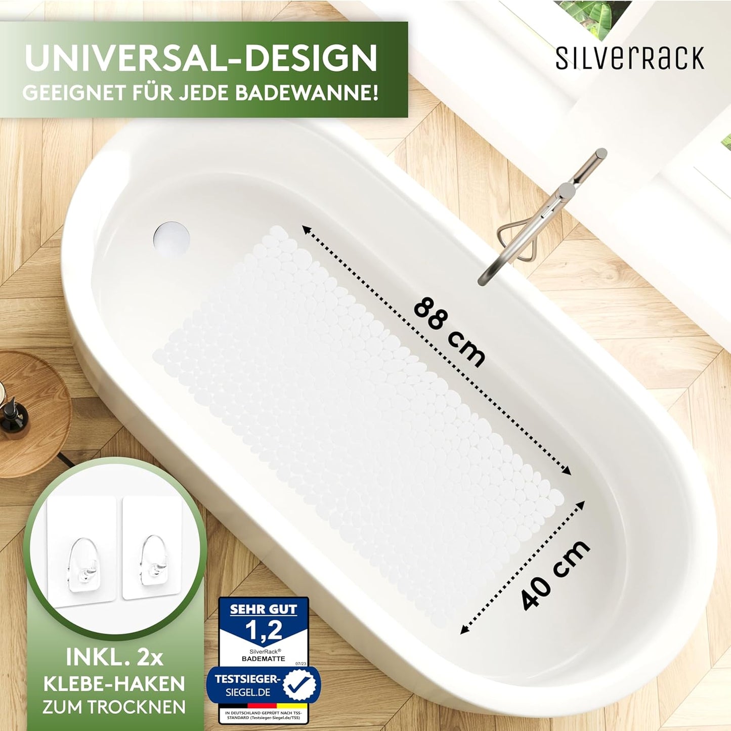 ASIAKASPALAUTUS - Kylpyhuoneen matto 88x40 cm