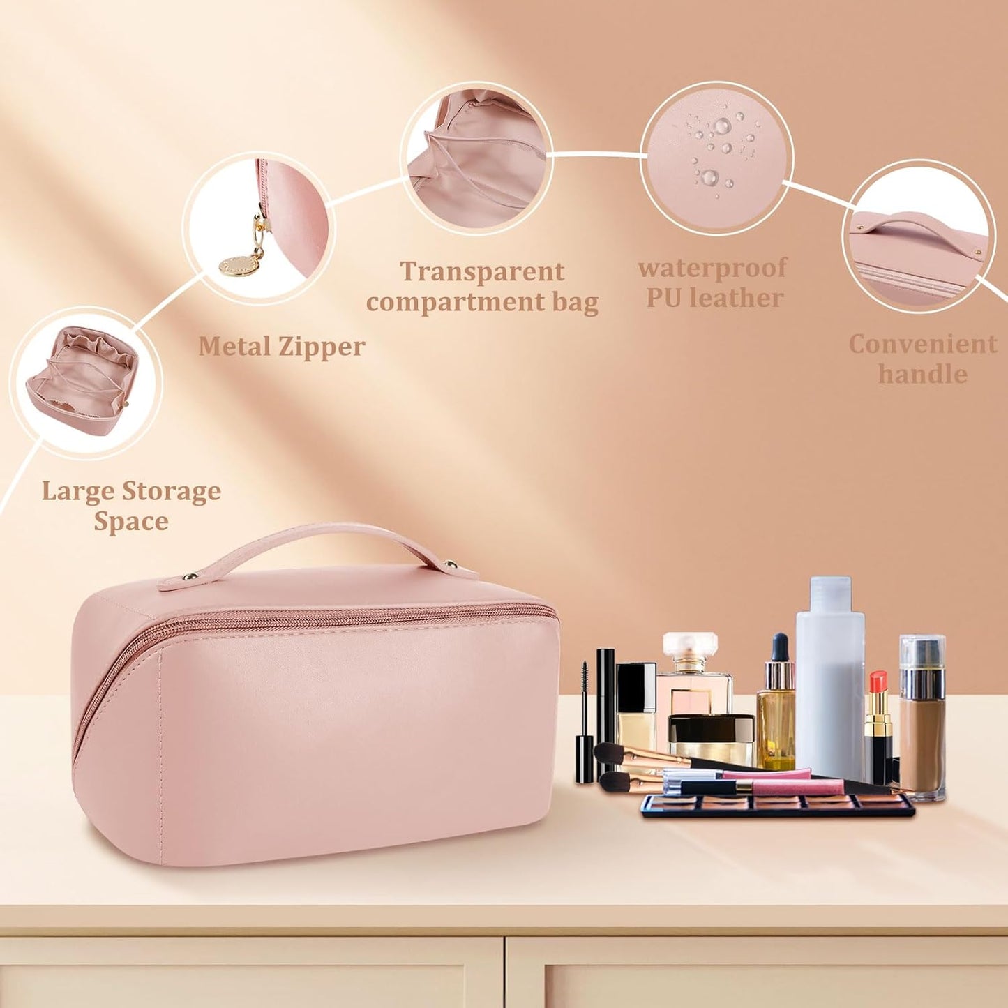 ASIAKASPALAUTUS - Kosmetiikkalaukku