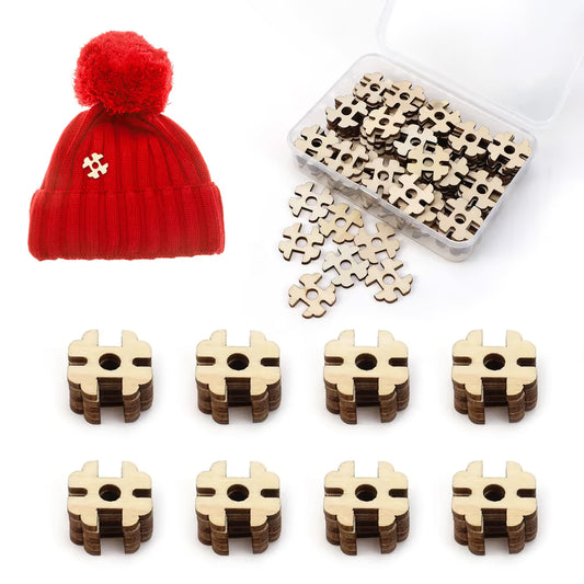 UUSI - DIY Vanerikoristeet 100 kpl