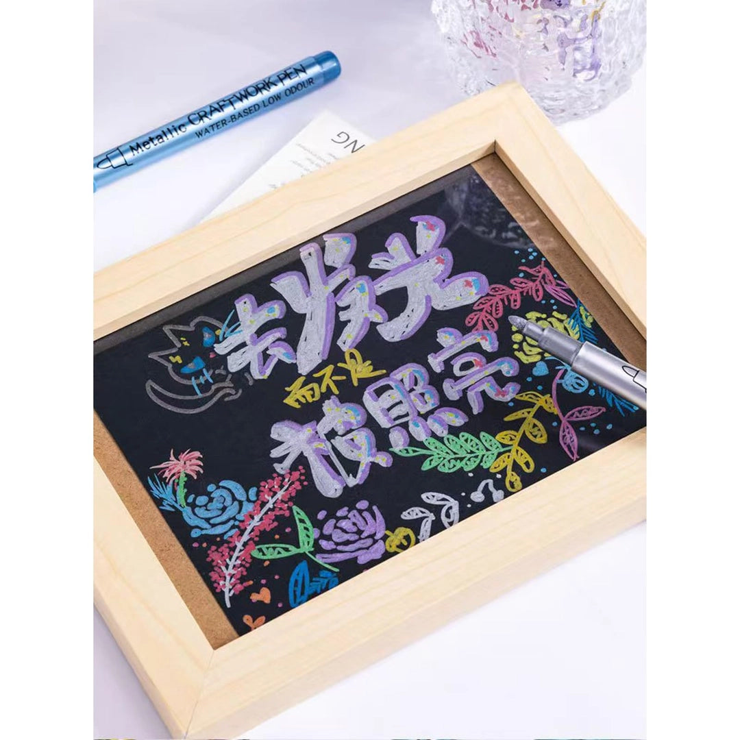 ASIAKASPALAUTUS - DIY Metallic color -tussit (12 kpl)