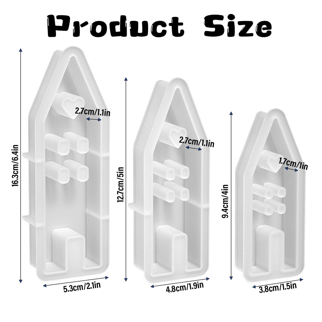 UUSI - DIY Silikonimuotit 3 kpl