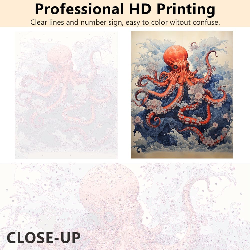 UUSI - Maalaa numeroiden mukaan 40x50 cm