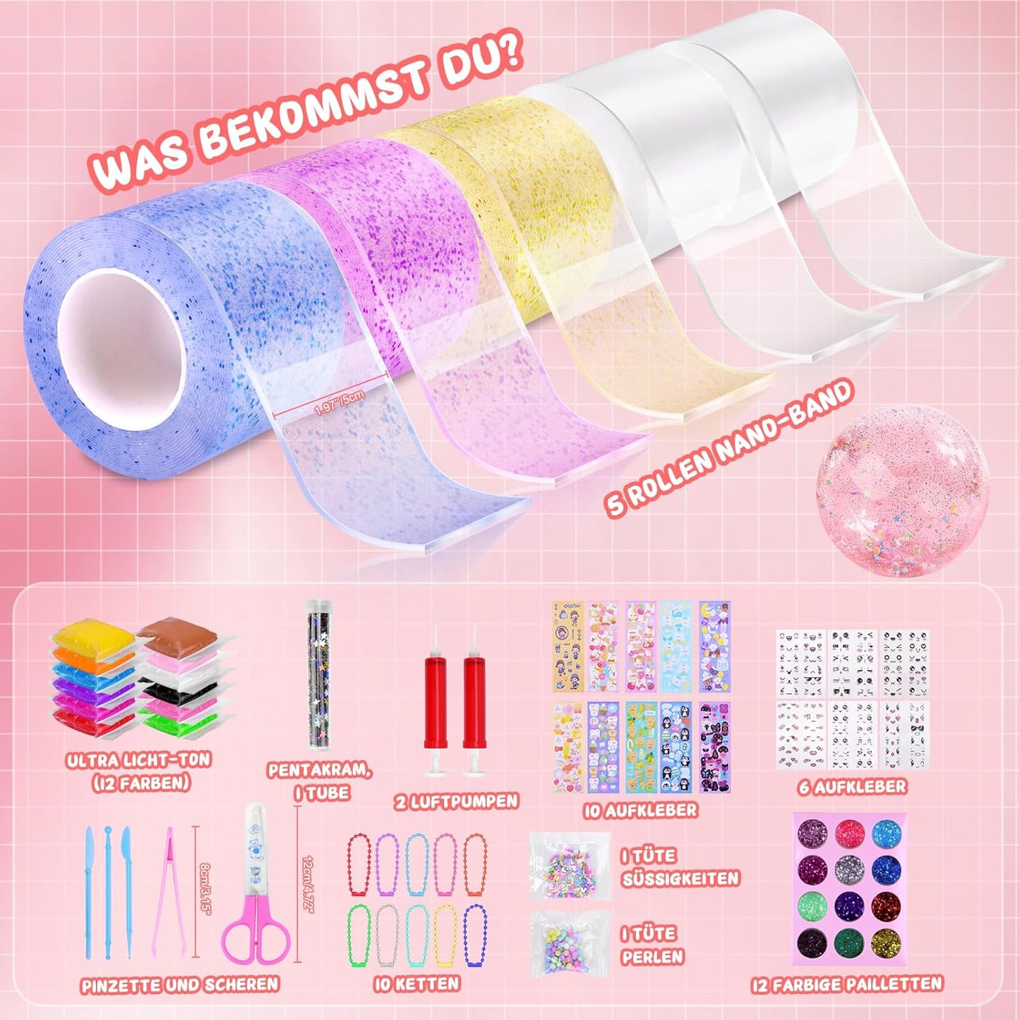 ASIAKASPALAUTUS - DIY Nanoteippisetti (55-os.)