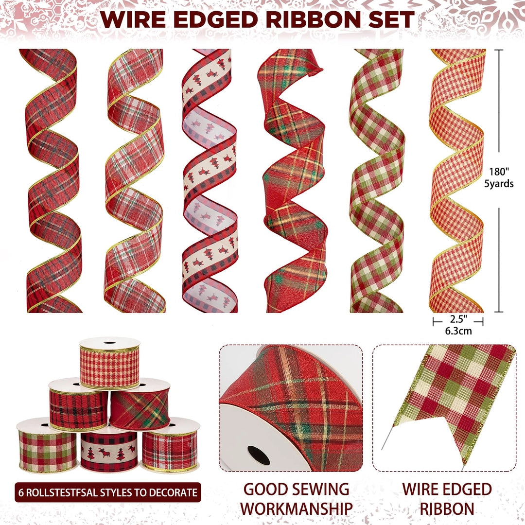 UUSI - DIY Joulunauhat 6 rll