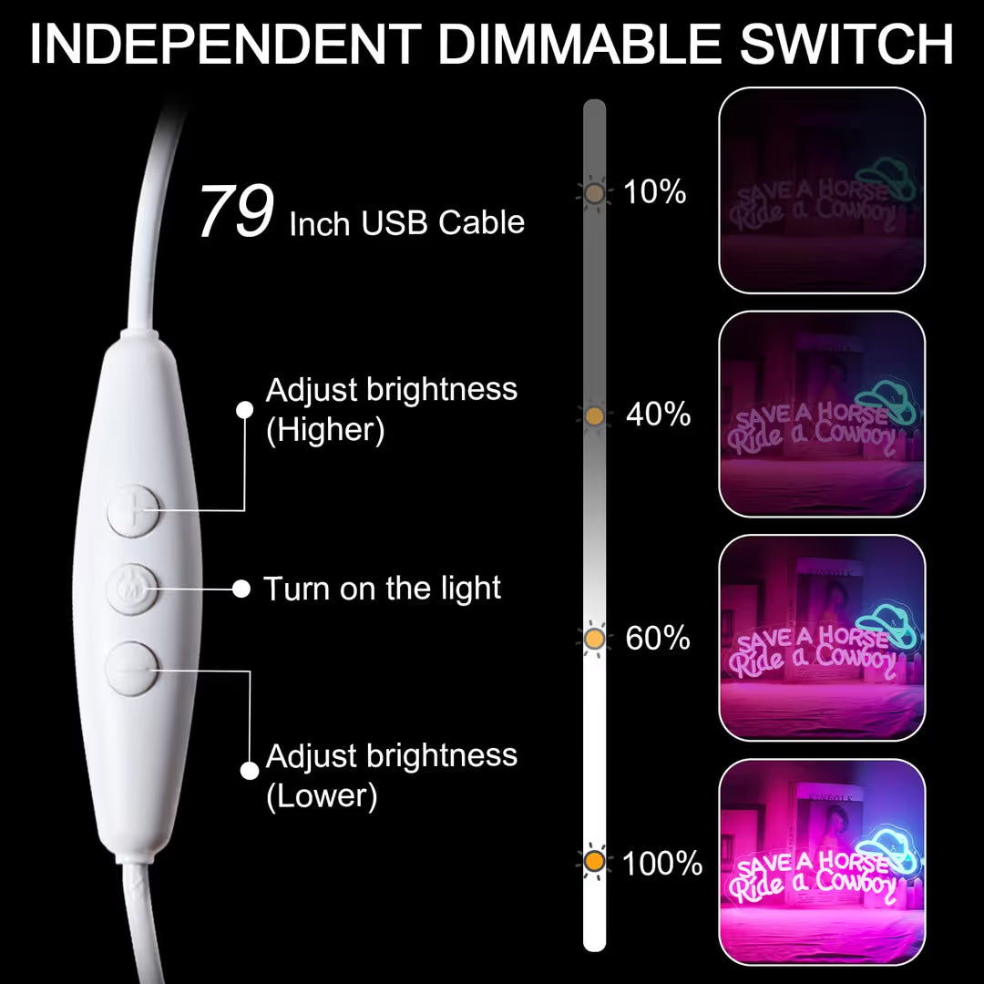 ASIAKASPALAUTUS - Neon-kyltti