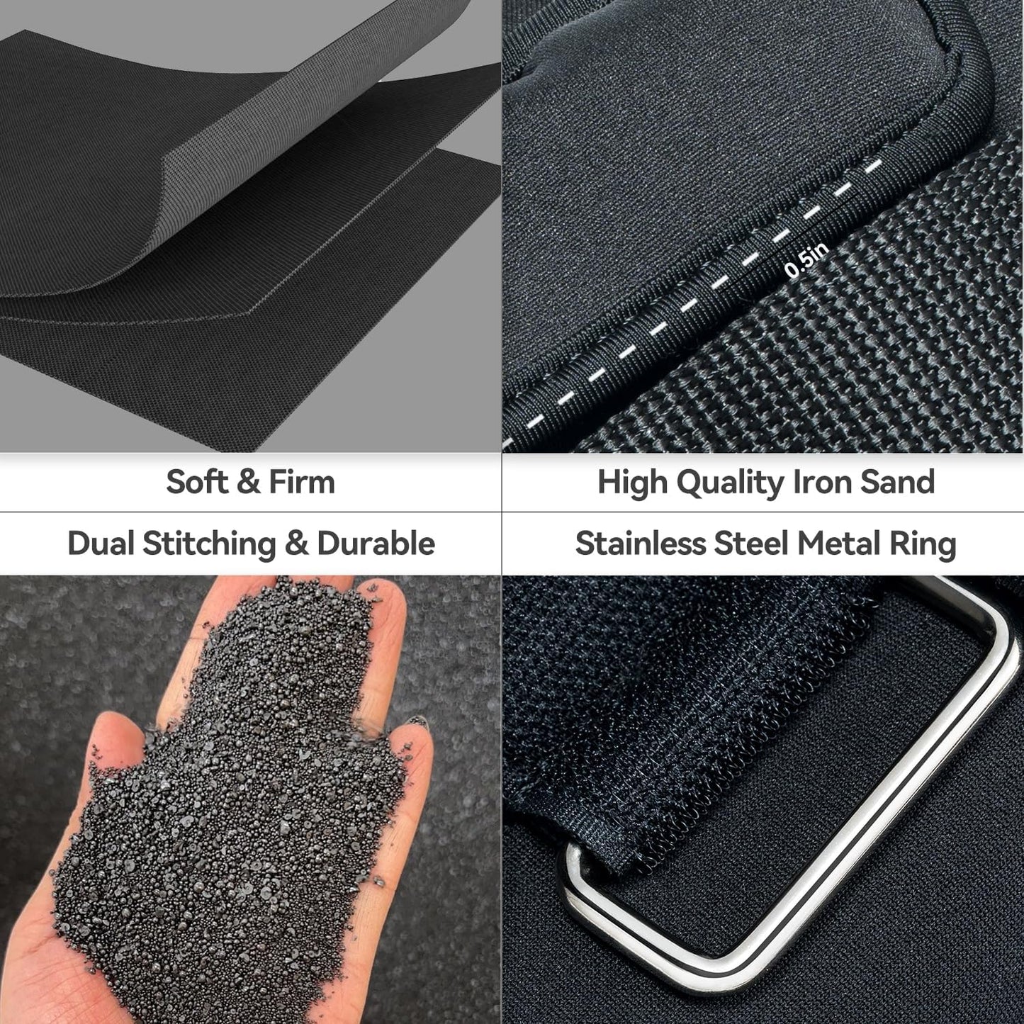 ASIAKASPALAUTUS - Nilkka-/rannepainot 0.5-2.3 kg