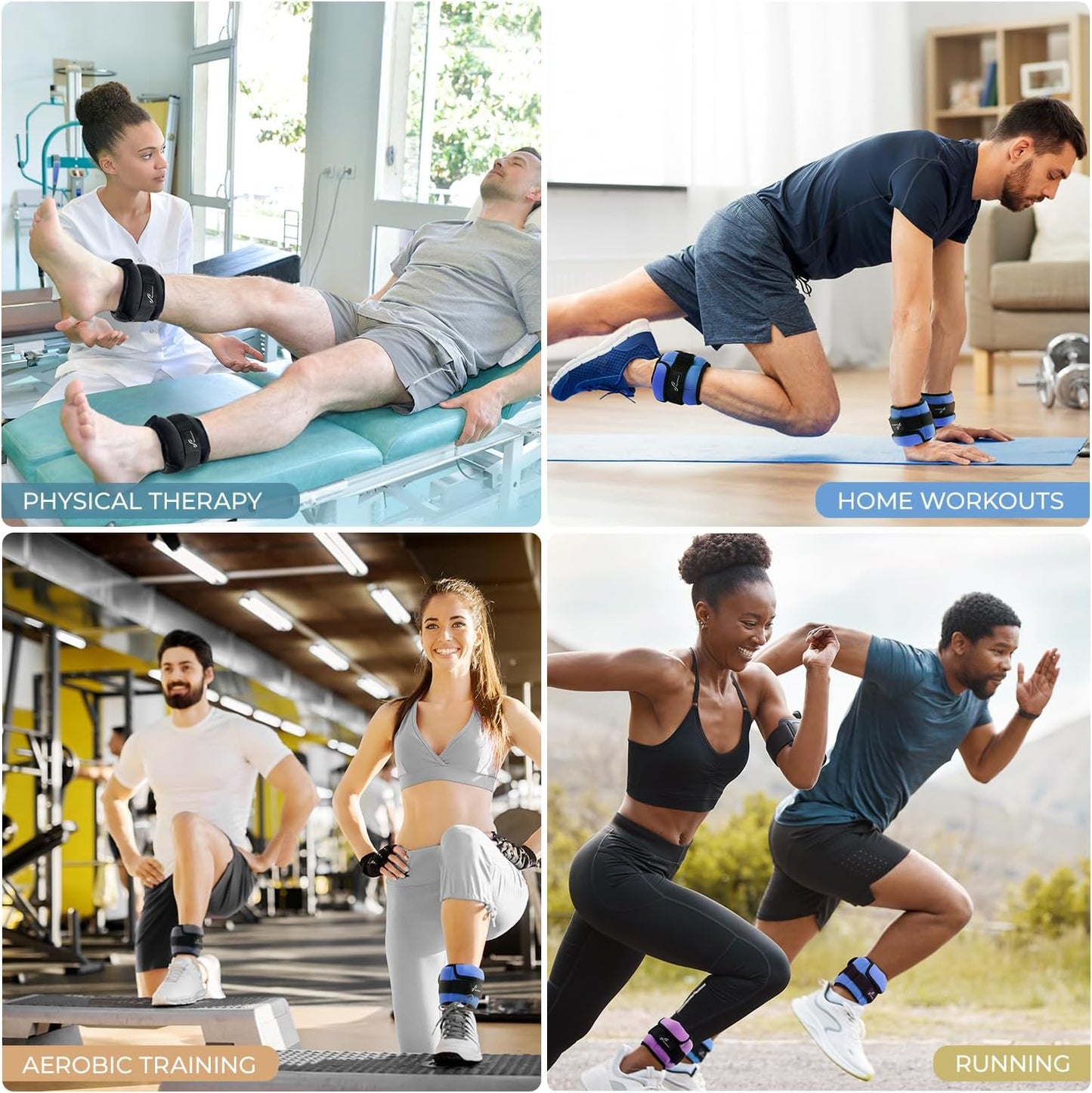 ASIAKASPALAUTUS - Nilkka-/rannepainot 0.5-2.3 kg