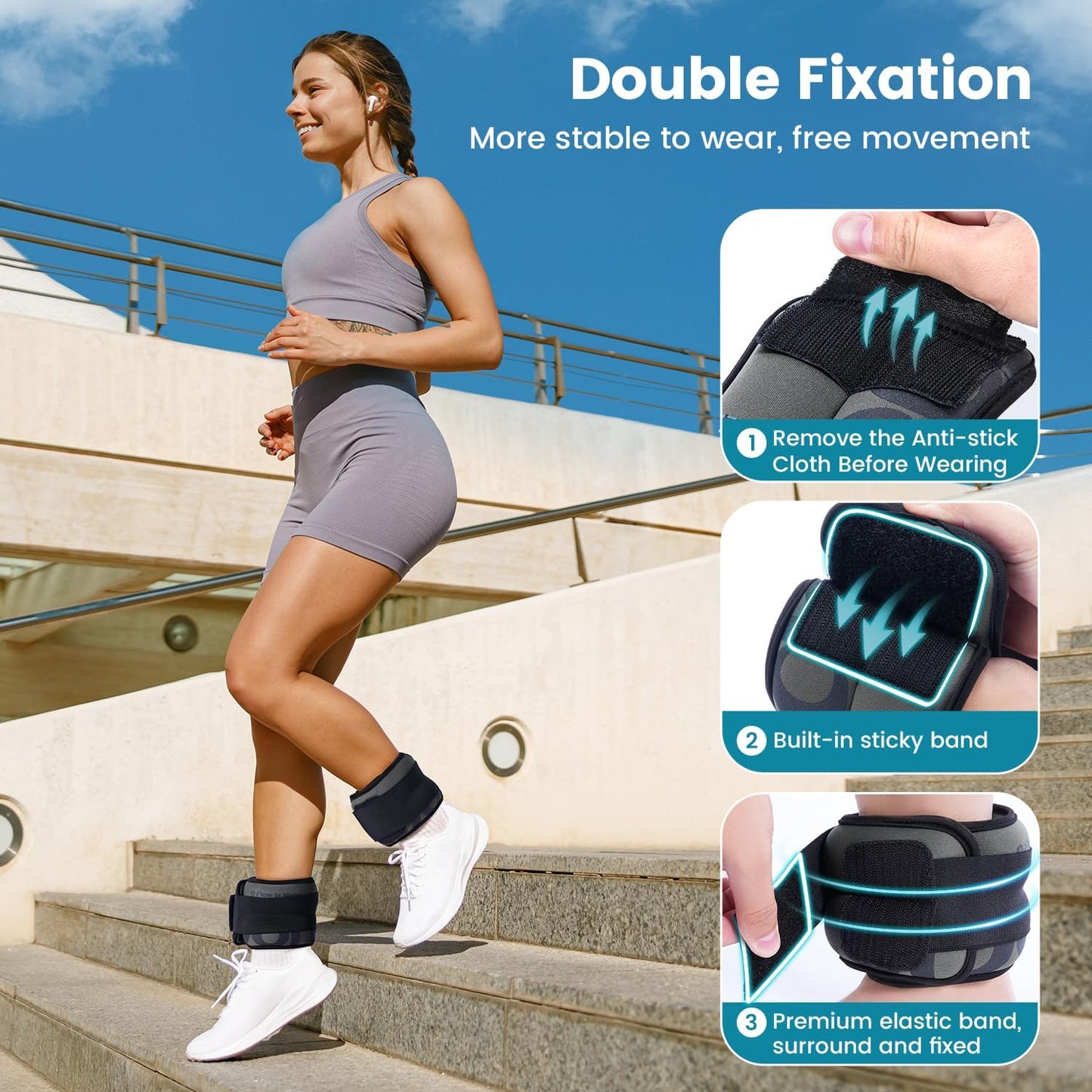 ASIAKASPALAUTUS - Nilkka-/rannepainot (1.8 kg)