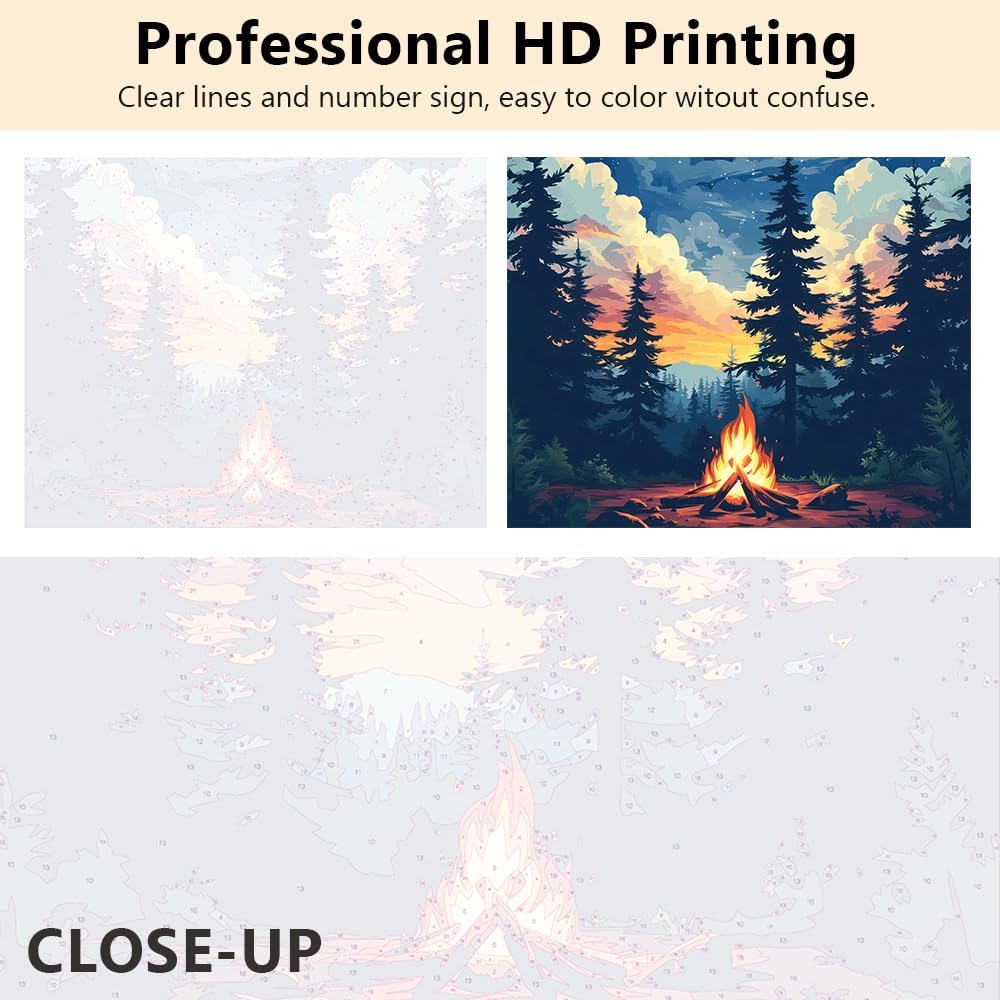 UUSI - Maalaa numeroiden mukaan 40x50 cm