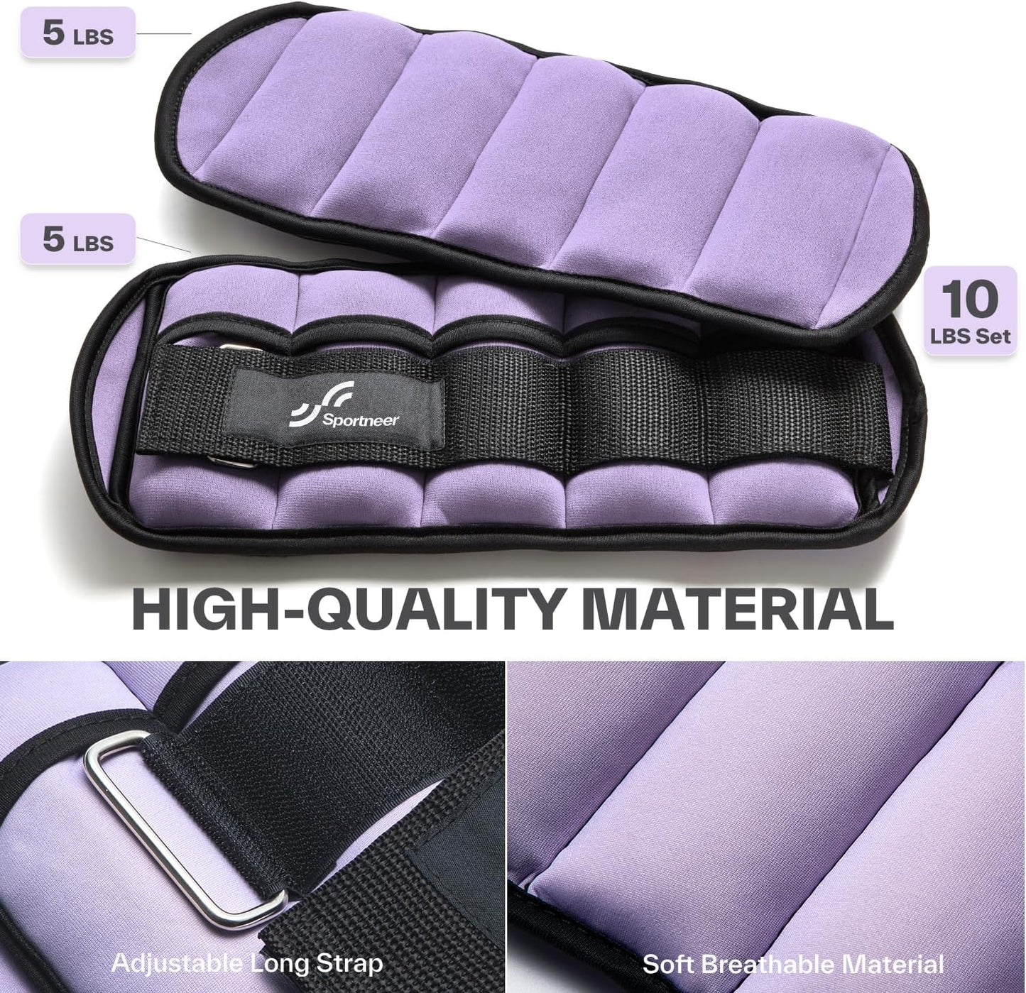 ASIAKASPALAUTUS - Nilkka-/rannepainot 0.5-2.2 kg