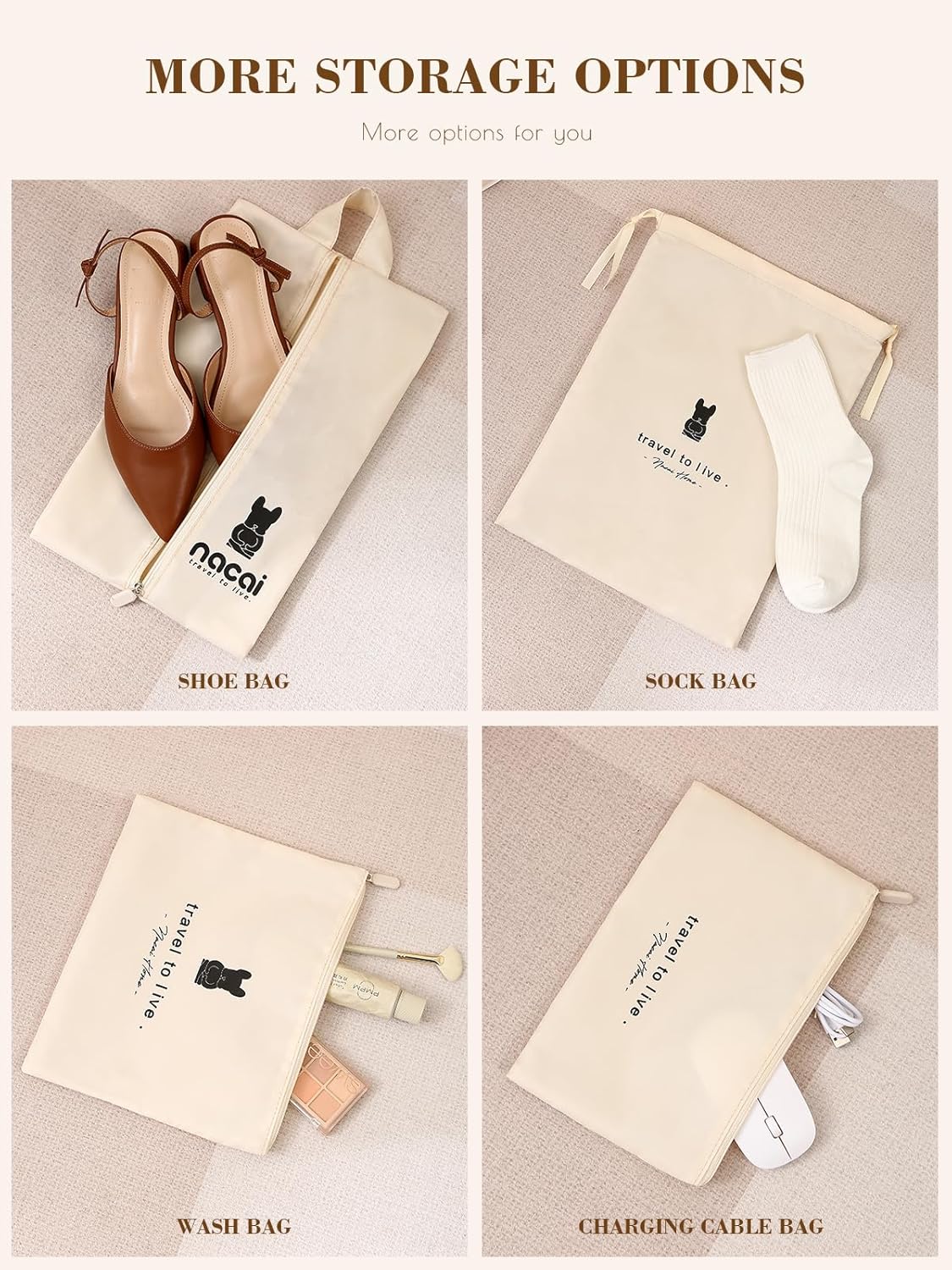 ASIAKASPALAUTUS - Pakkauspussit 8 kpl