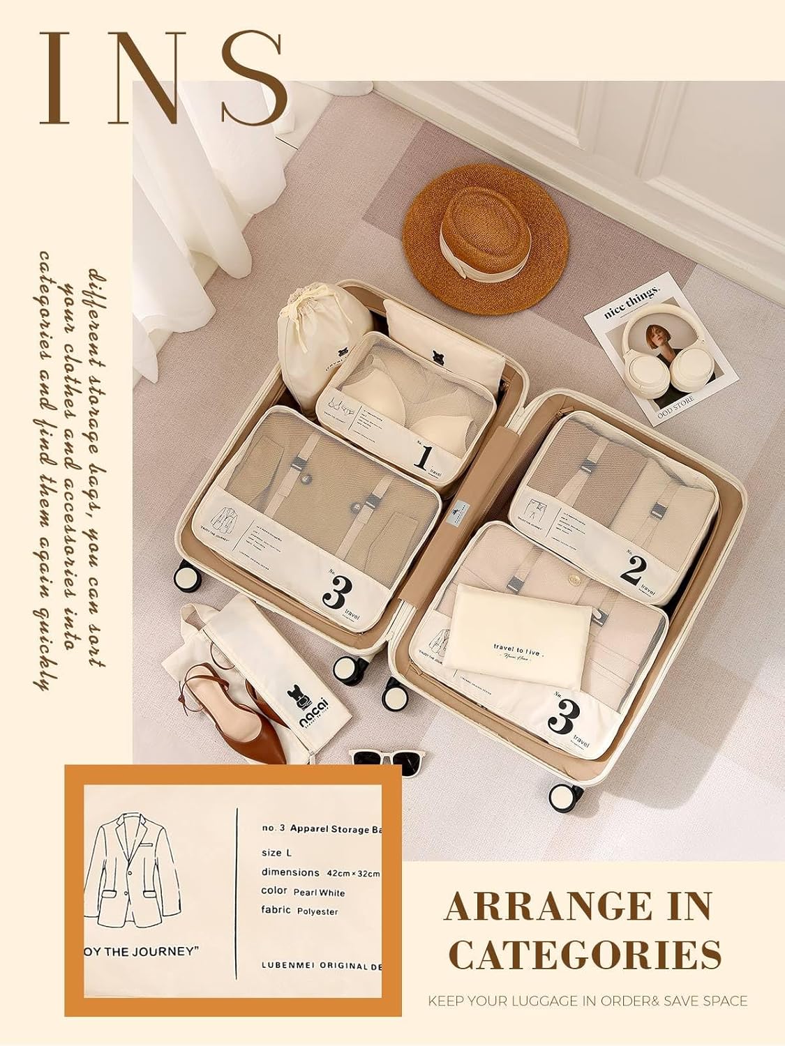 ASIAKASPALAUTUS - Pakkauspussit 8 kpl