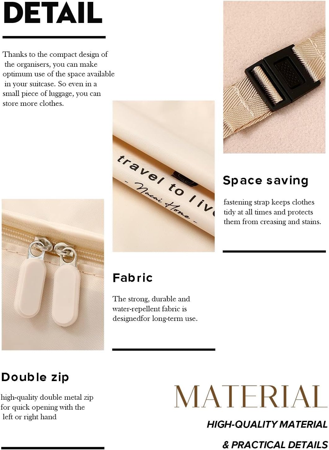 ASIAKASPALAUTUS - Pakkauspussit 8 kpl