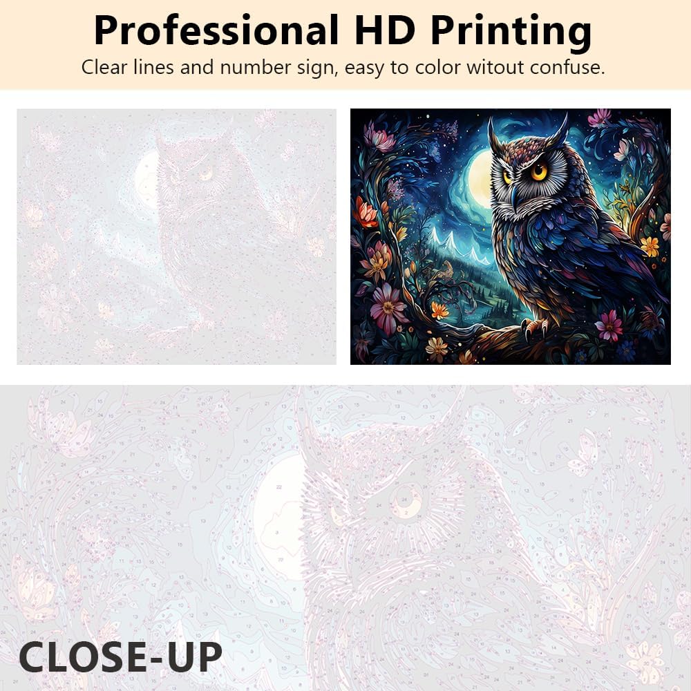 UUSI - Maalaa numeroiden mukaan 40x50 cm