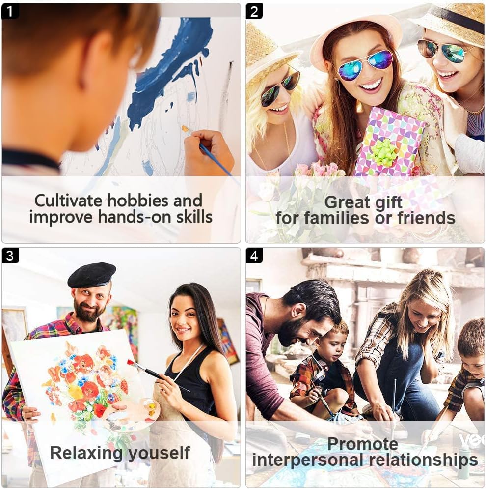 UUSI - Maalaa numeroiden mukaan 40x50 cm