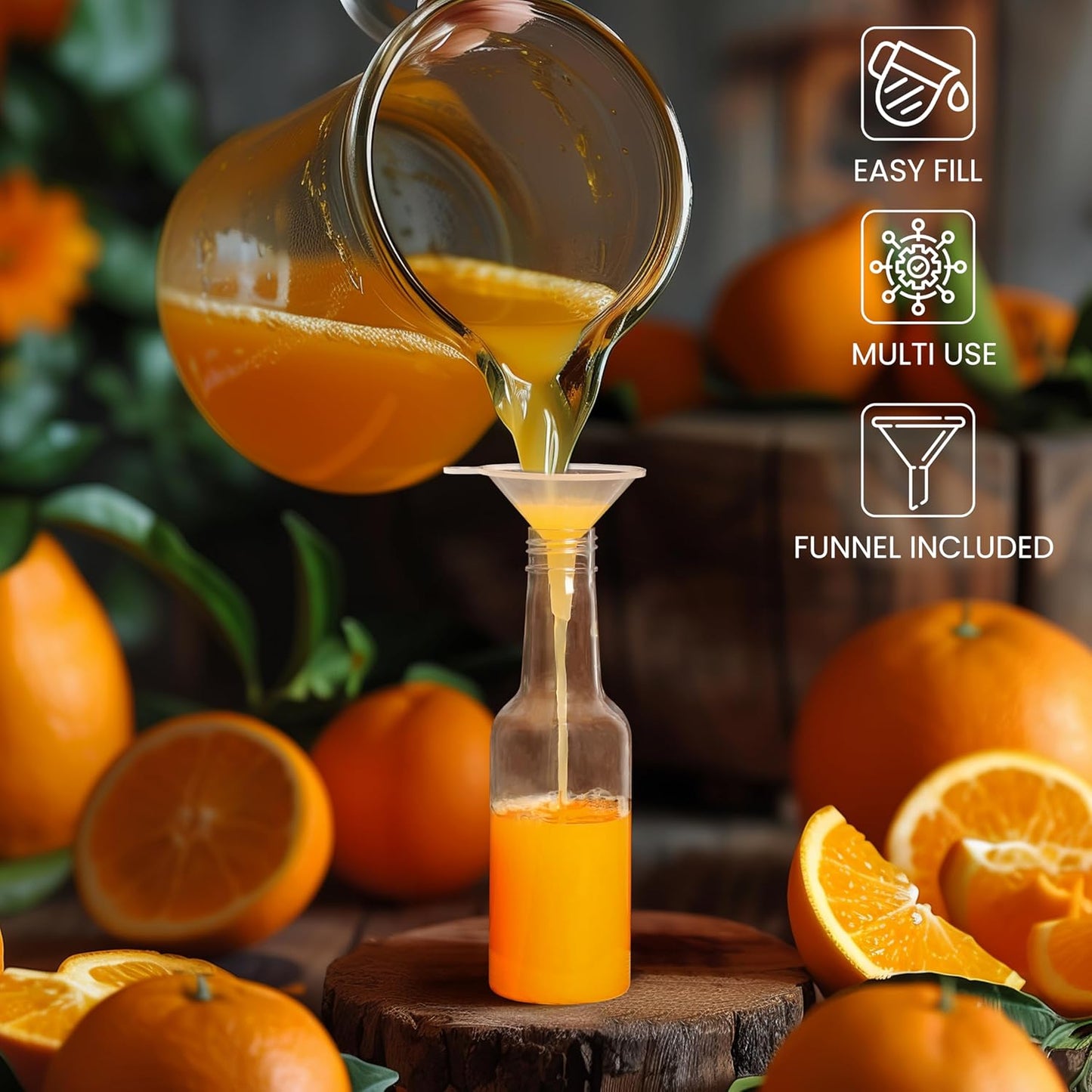 ASIAKASPALAUTUS - DIY Muovipullot 24 kpl