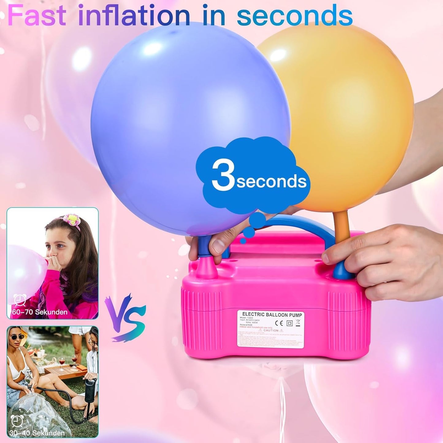 ASIAKASPALAUTUS - Ilmapallopumppu