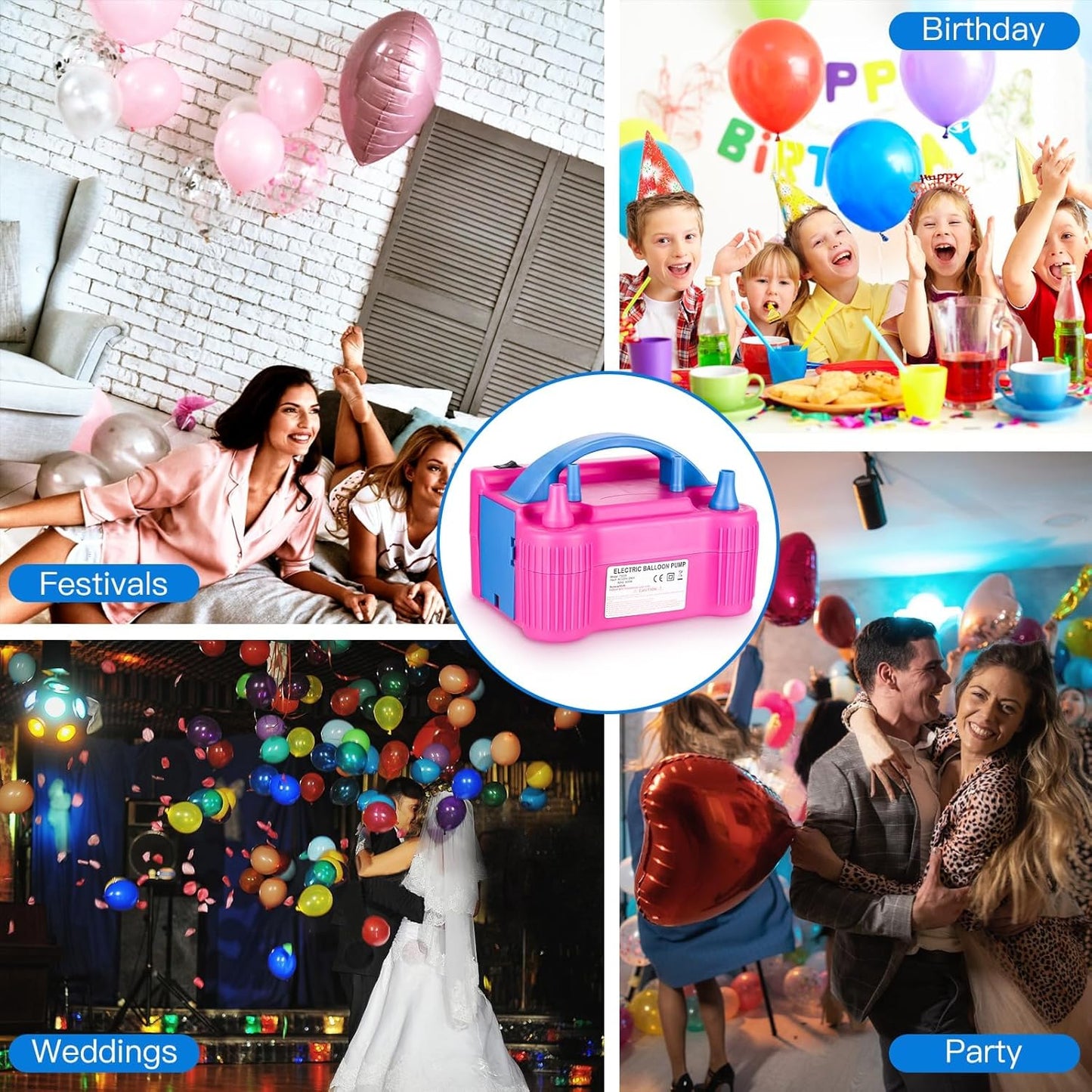 ASIAKASPALAUTUS - Ilmapallopumppu