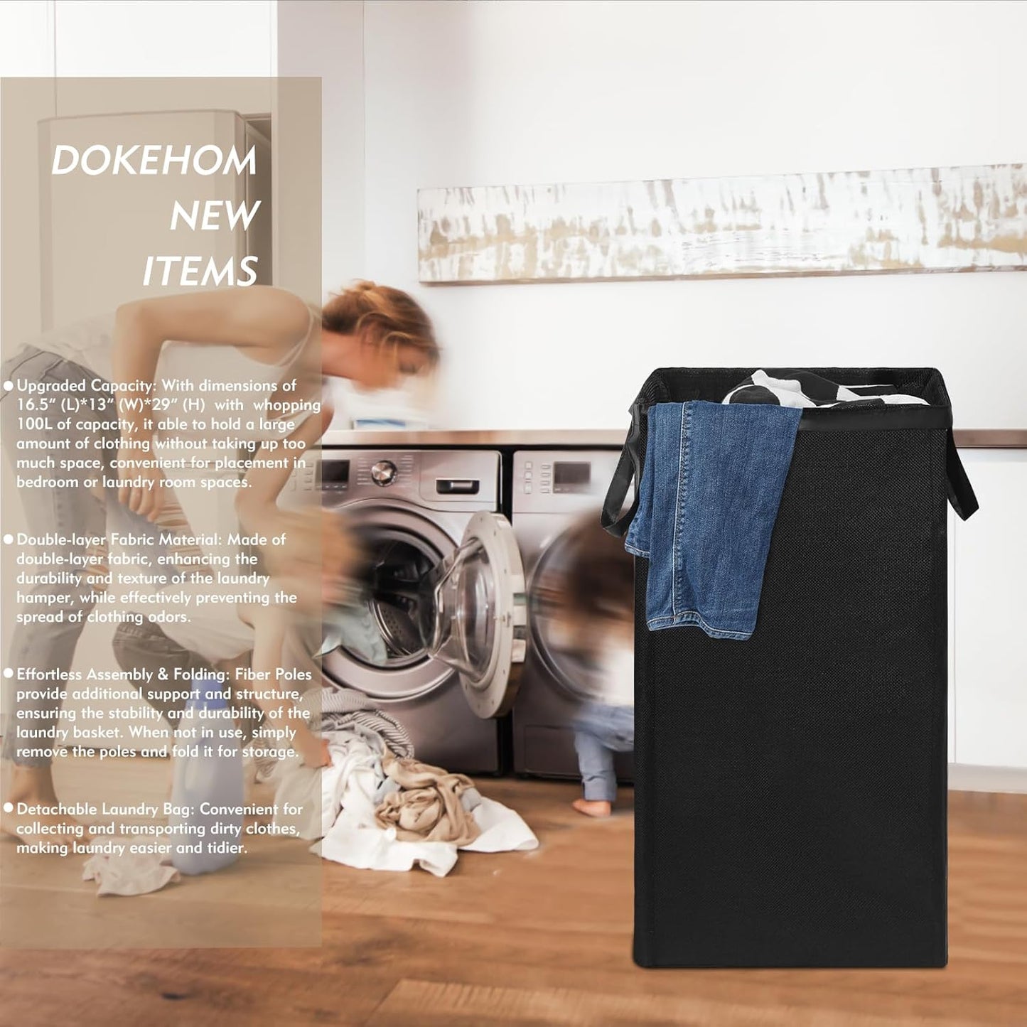 ASIAKASPALAUTUS - Pyykkikori 100 L