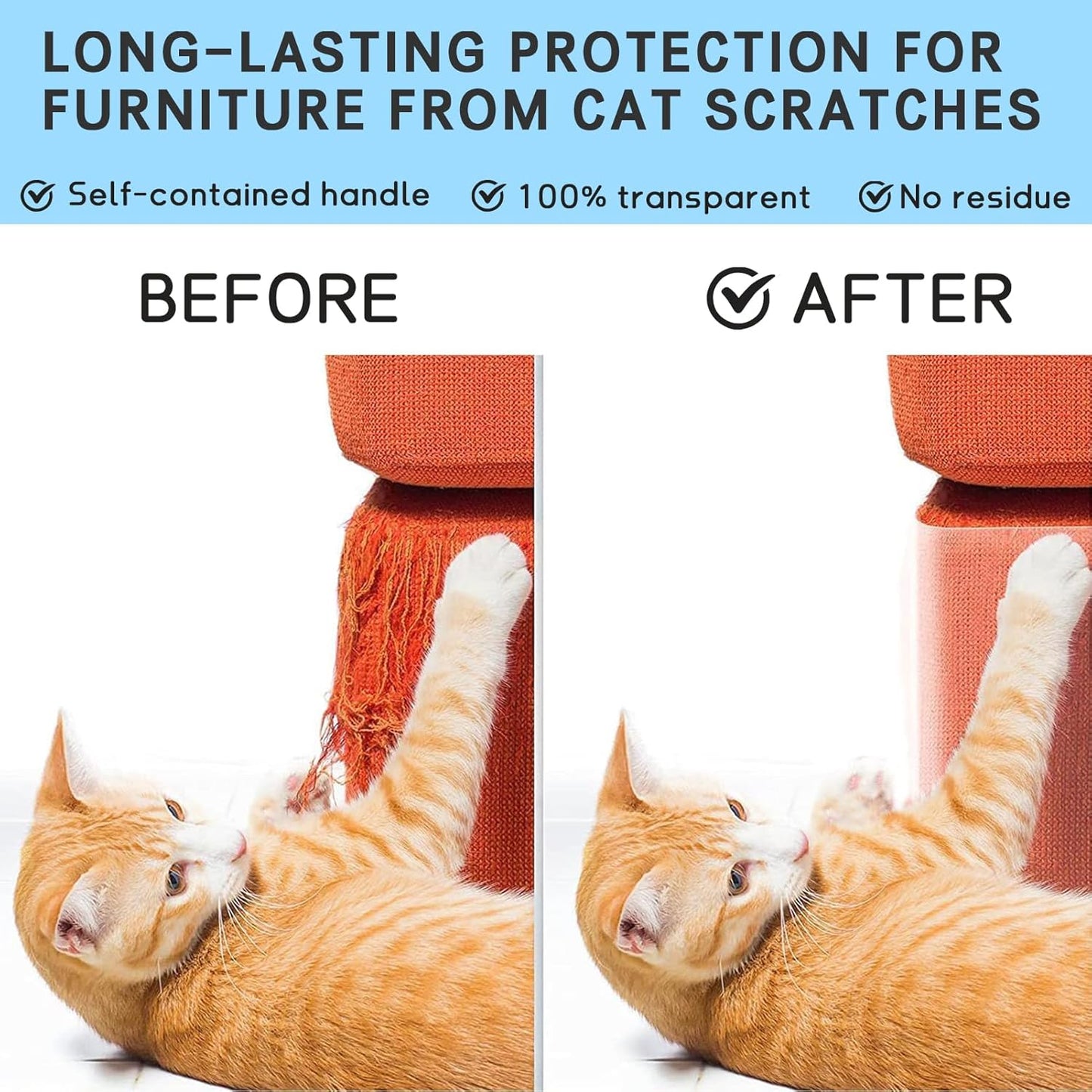 ASIAKASPALAUTUS - Kissan raapimissuoja (tarrakiinnitys)