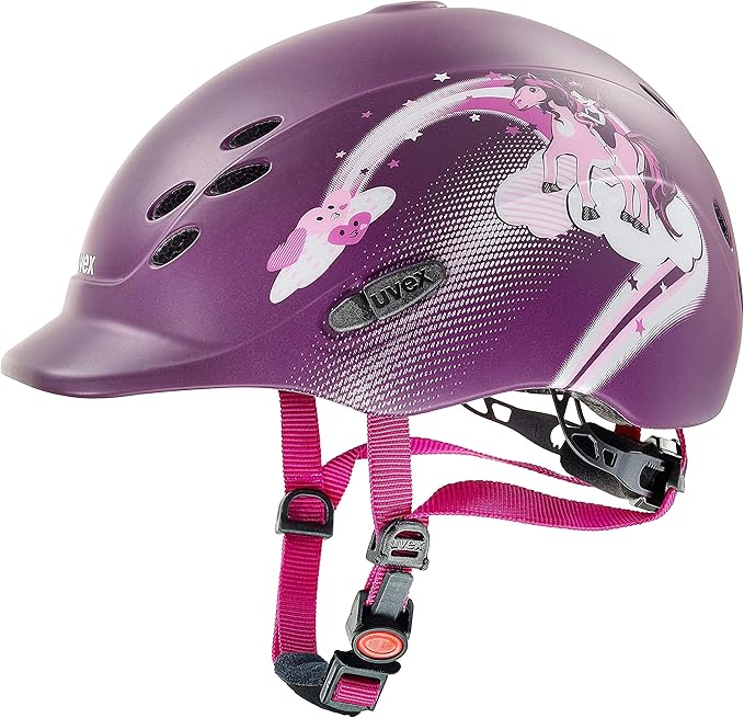 ASIAKASPALAUTUS - Lasten ratsastuskypärä Uvex (49-54 cm)