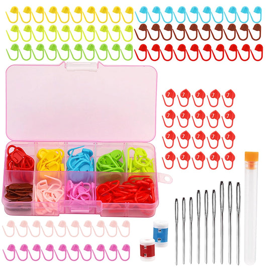 ASIAKASPALAUTUS - DIY Silmukkamerkit 180 kpl