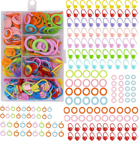 ASIAKASPALAUTUS - DIY Silmukkamerkit 185 kpl