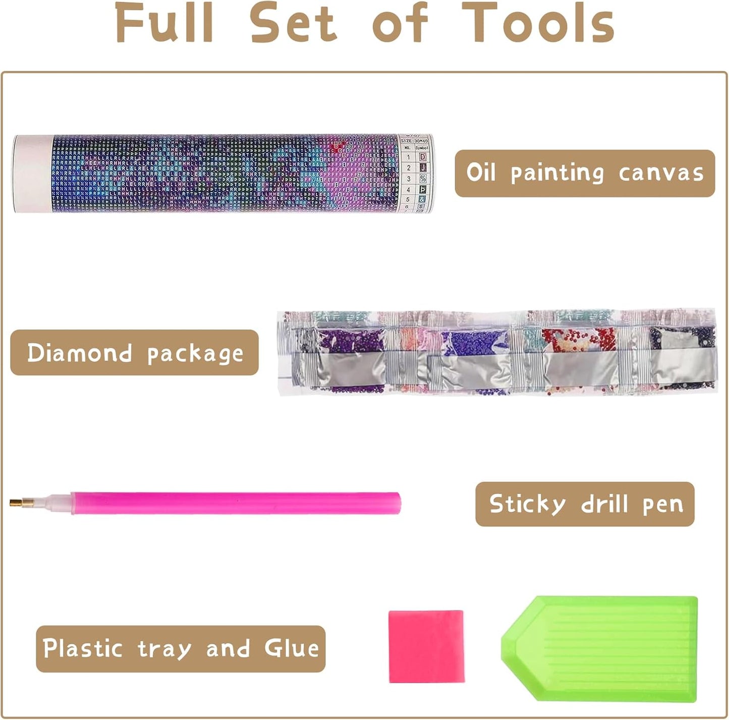 UUSI - Timanttimaalaus 30x40 cm