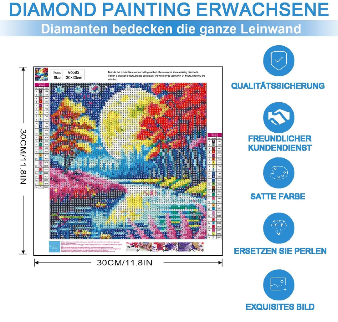 UUSI - Timanttimaalaus 30x30 cm