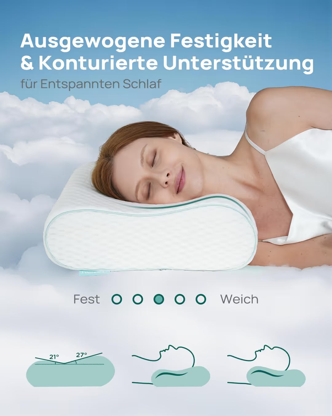 ASIAKASPALAUTUS - Ergonominen tyyny