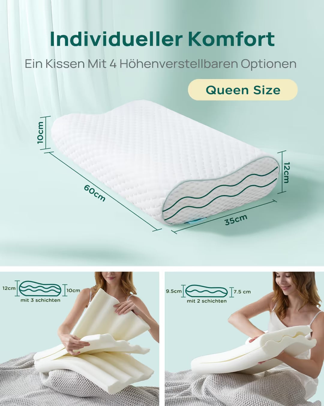 ASIAKASPALAUTUS - Ergonominen tyyny