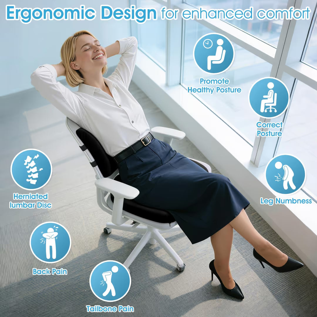 ASIAKASPALAUTUS - Ergonominen tyyny 2 kpl