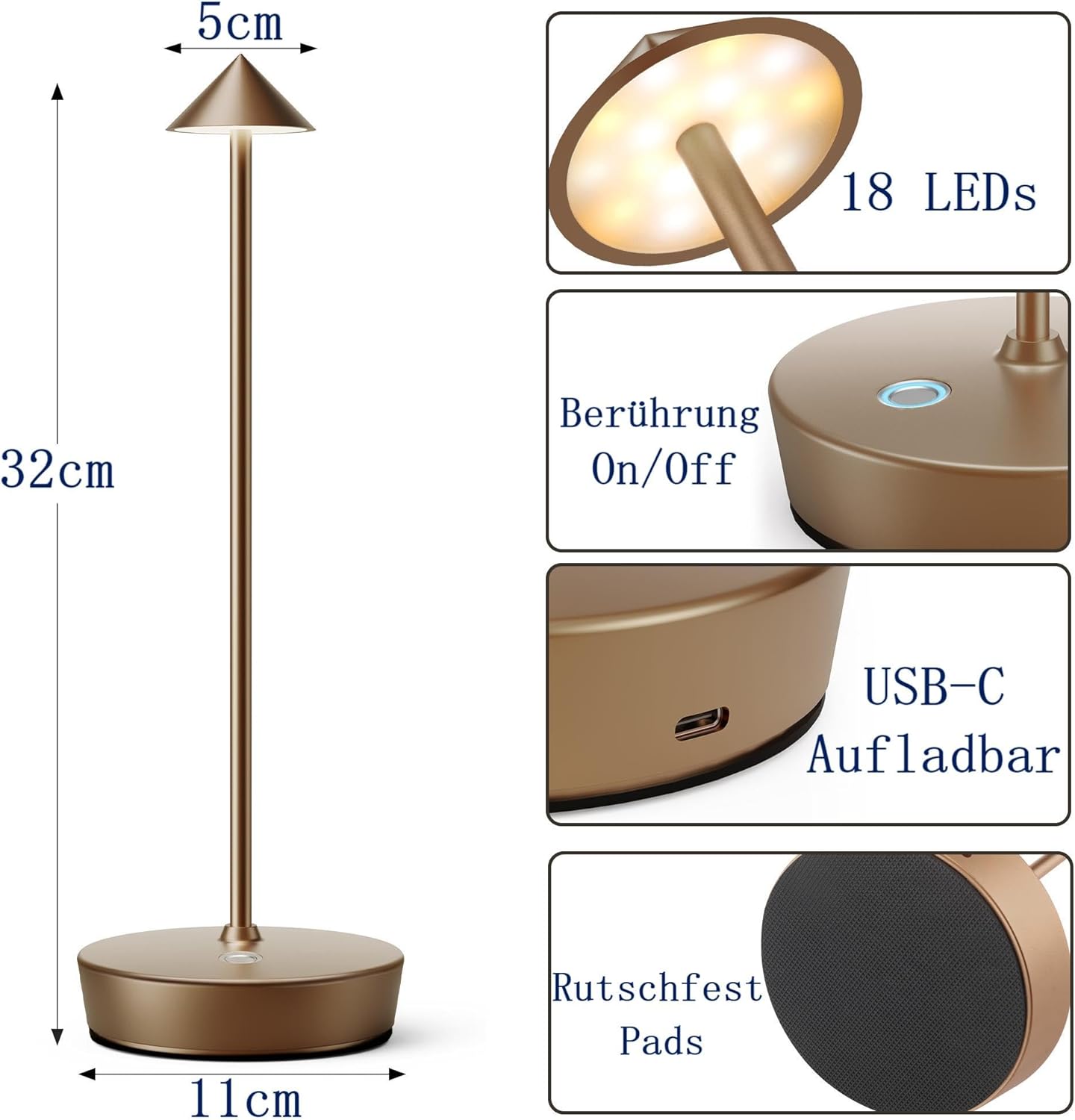 ASIAKASPALAUTUS - LED-valaisin 2 kpl (ladattava)