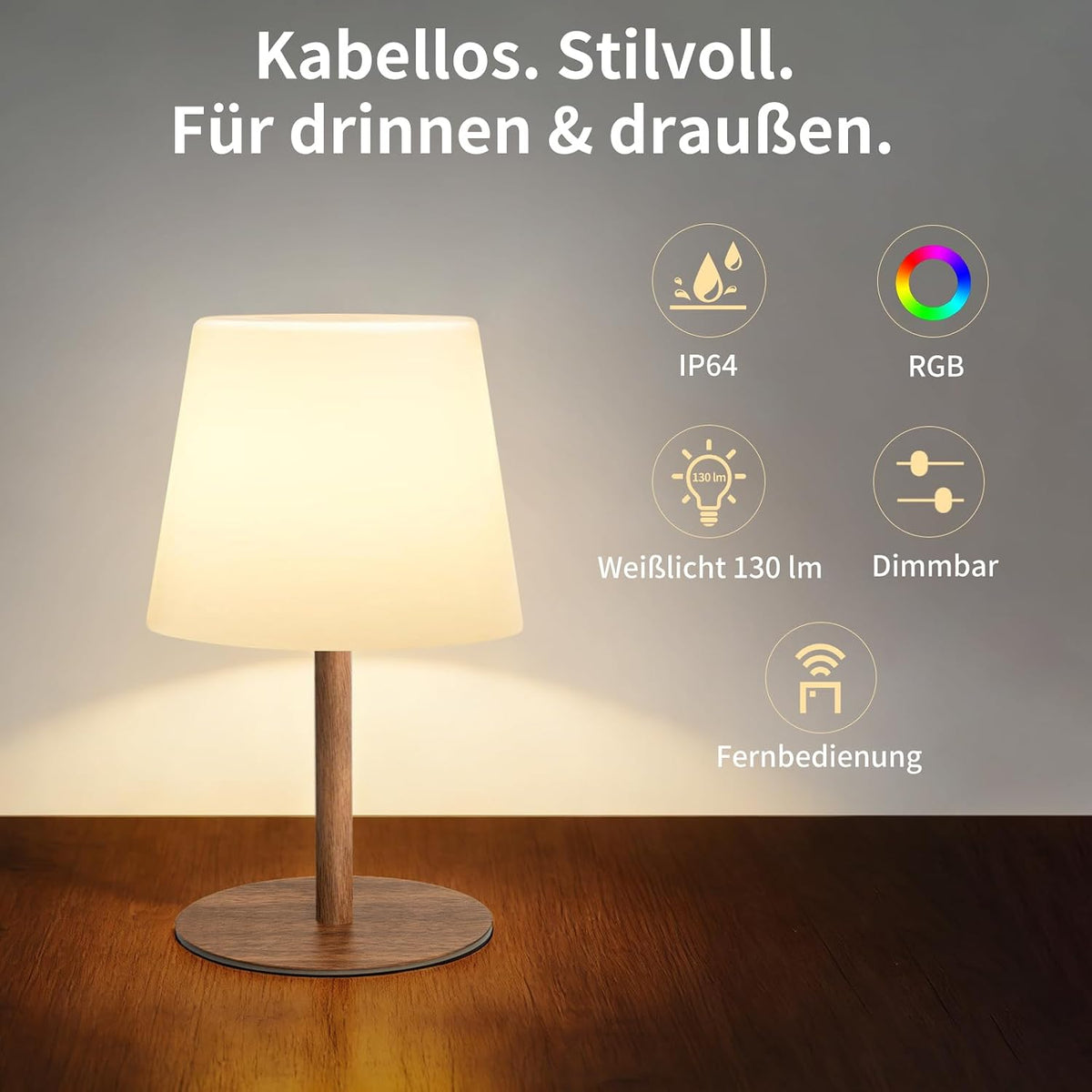 ASIAKASPALAUTUS - Pöytävalaisin (ladattava)