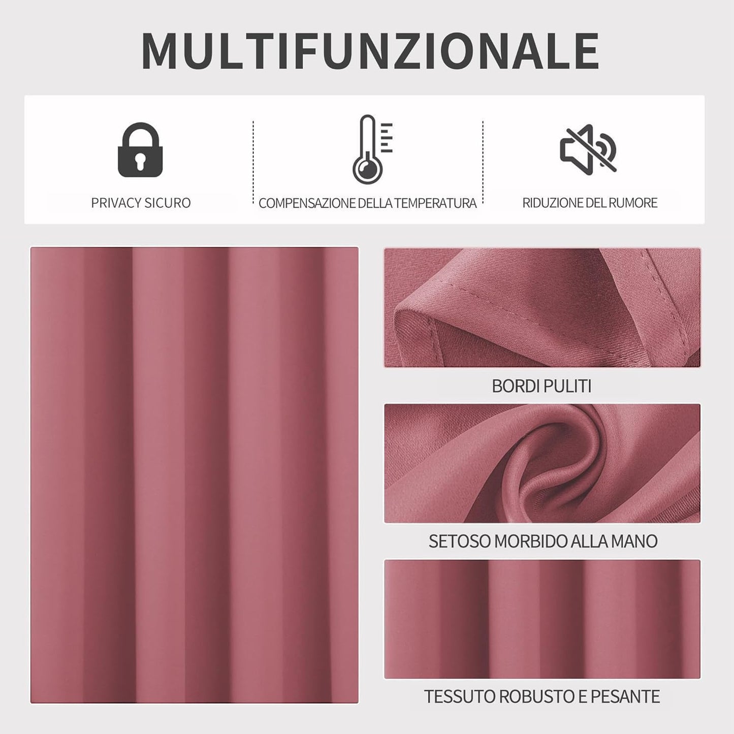 ASIAKASPALAUTUS - Pimennysverhot 140 x 220 cm 2 kpl